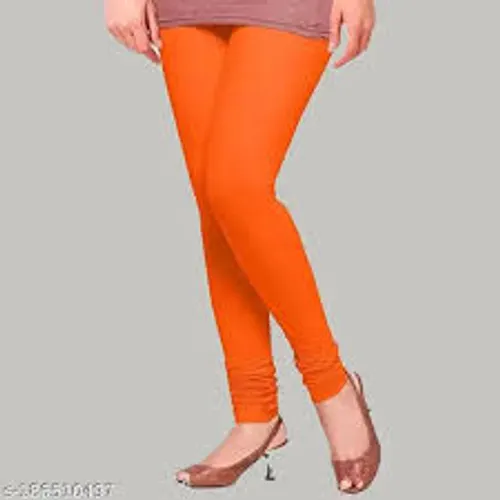 2 WAY CHUDIDAR LEGGING ORANGE LG16